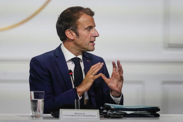 Emmanuel Macron Elysée visioconférence AFP
