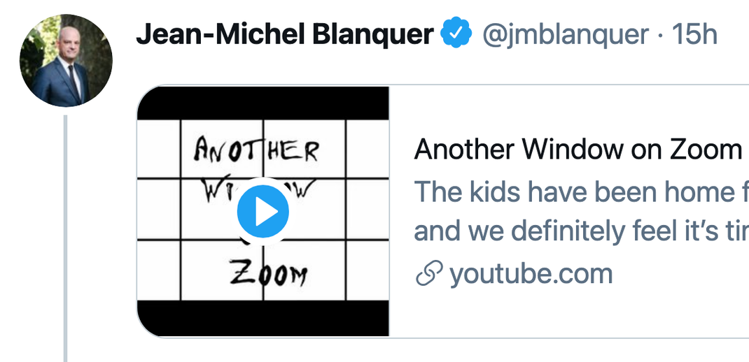 Twitter Jean-Michel Blanquer