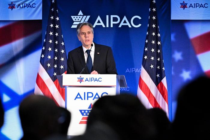 Antony Blinken AIPAC AFP
