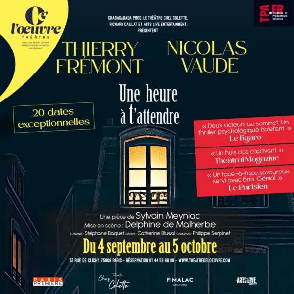 Dans un appartement sous les toits, coupés du monde, deux hommes que tout oppose, cohabitent. Elle n’est pas là, pas encore. Pourtant, tout en elle résonne dans la pièce : son parfum dans l’air, son nom sur les lèvres, son souvenir dans les regards.

Une heure à l’attendre.