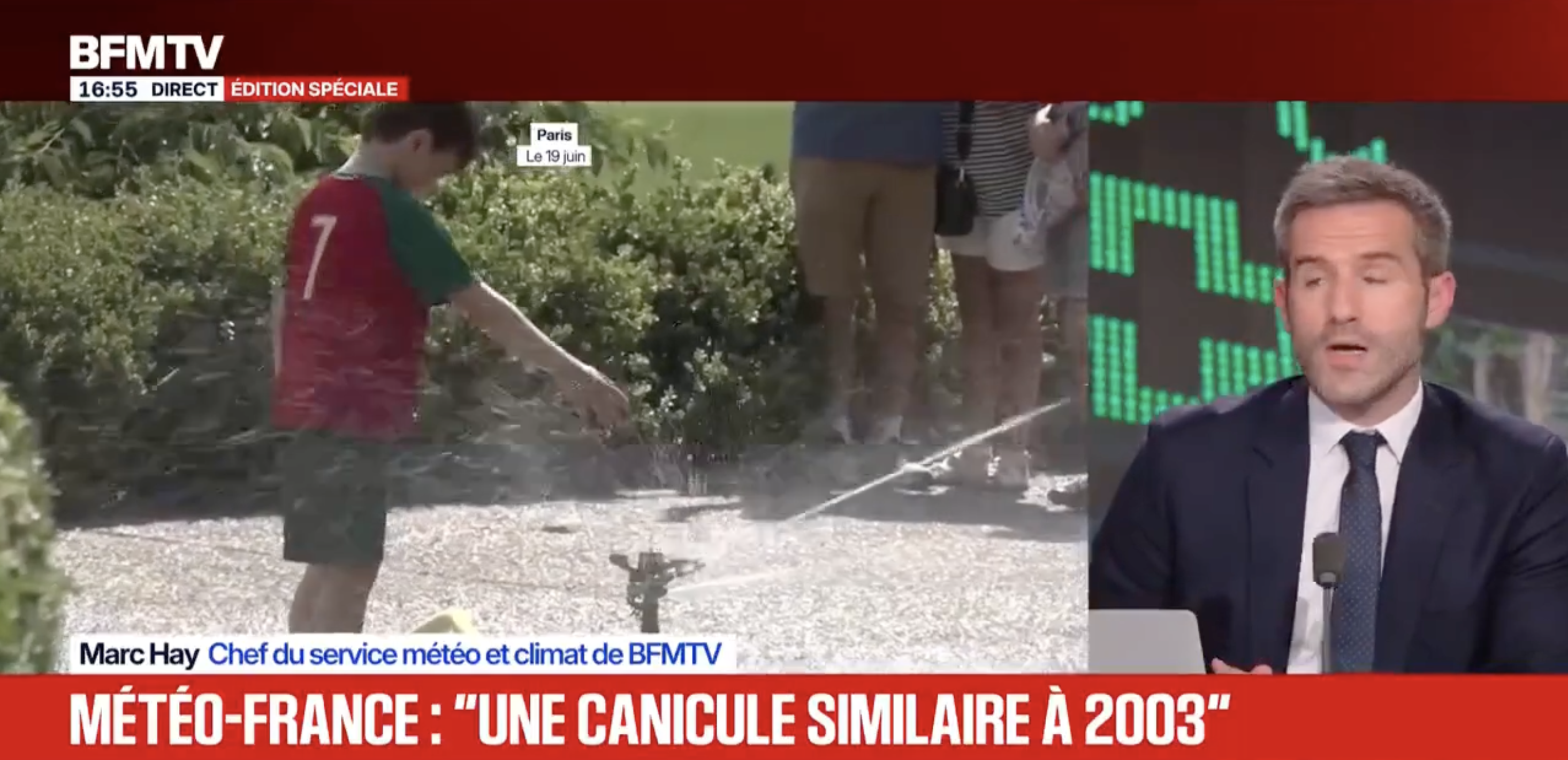 Canicule : Météo-France alerte sur un épisode qui « pourrait être similaire » à la canicule de juillet 2019 et août 2003