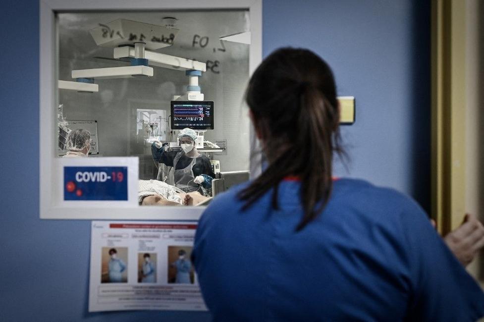 lits de réanimation Covid-19 hôpital AFP