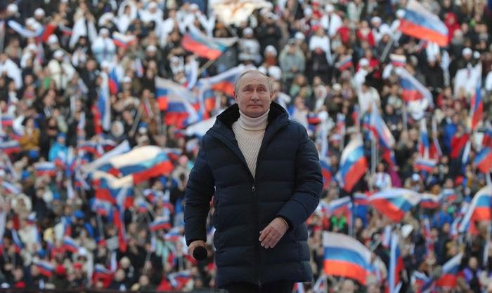 Vladimir Poutine Moscou stade AFP