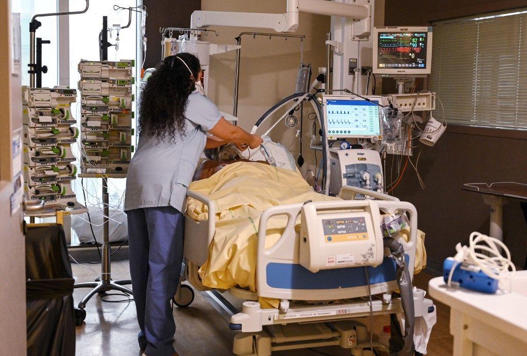 Covid-19 patient hôpital AFP