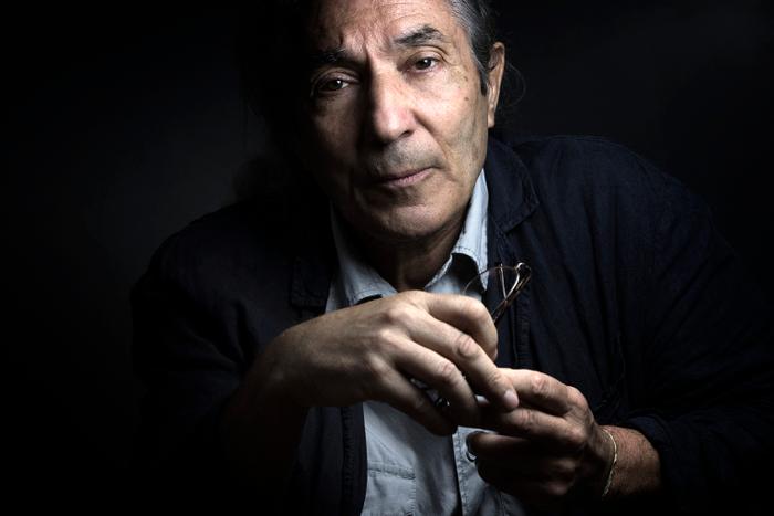 Boualem Sansal à Paris lors d'une séance photo pour l'AFP, le 4 septembre 2015