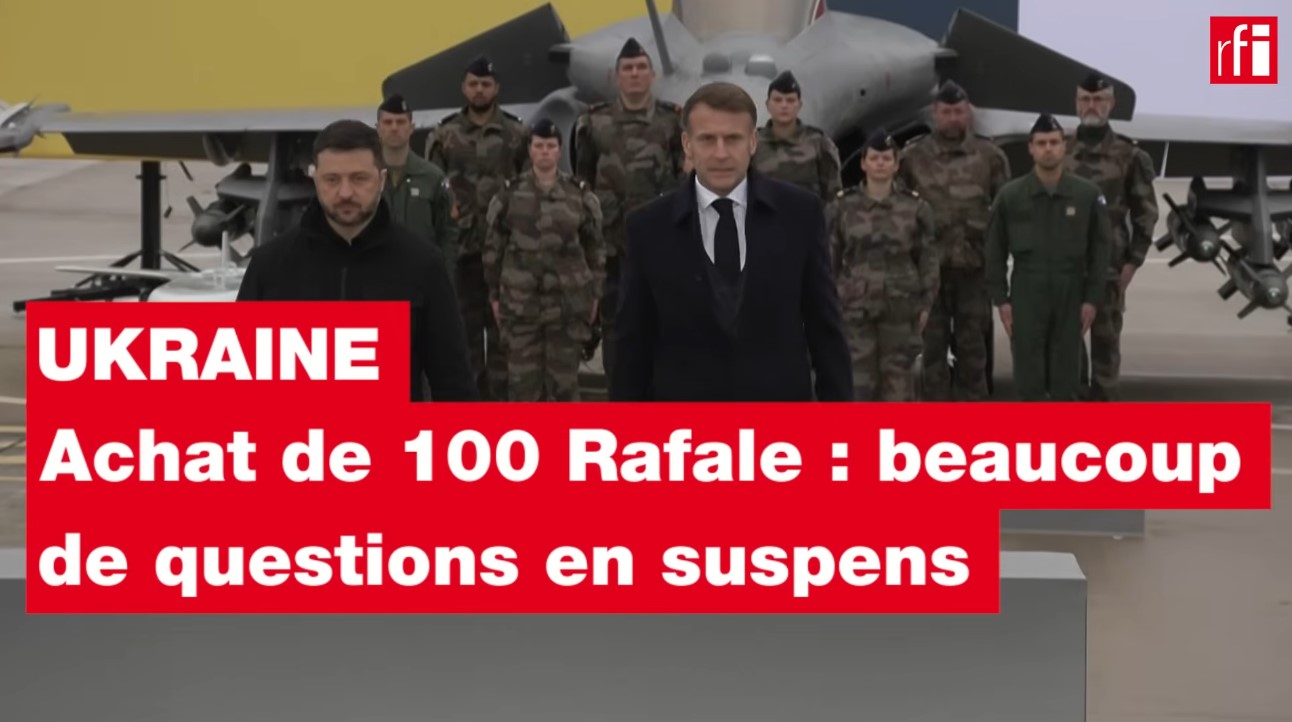Les questions autour de la déclaration d'intention d'achat de rafale signée par Volodymyr Zelensky
