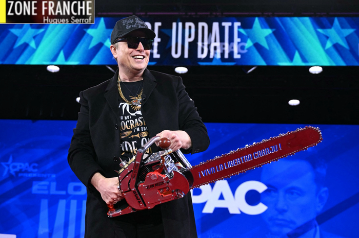 Elon Musk et sa tronçonneuse à fonctionnaires : "On éteint ça comment ?"