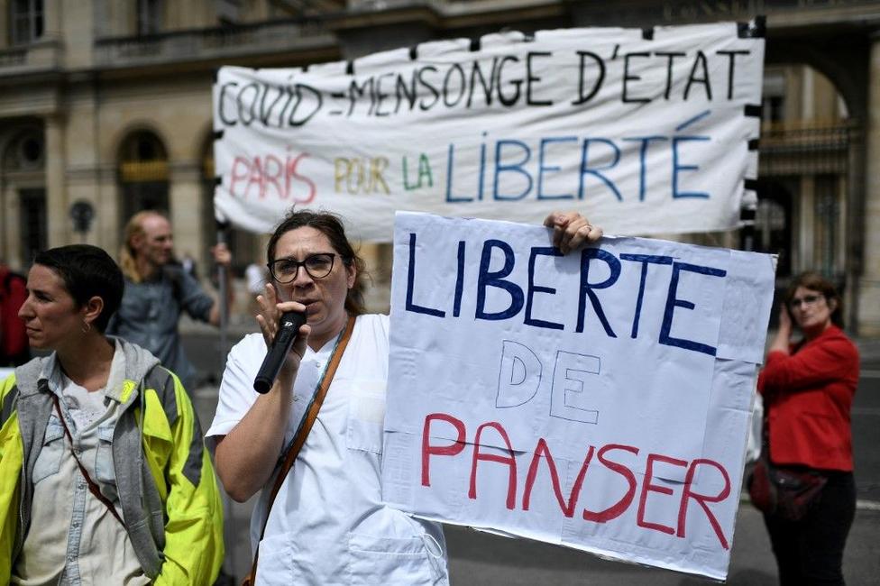 manifestation anti passe sanitaire - AFP