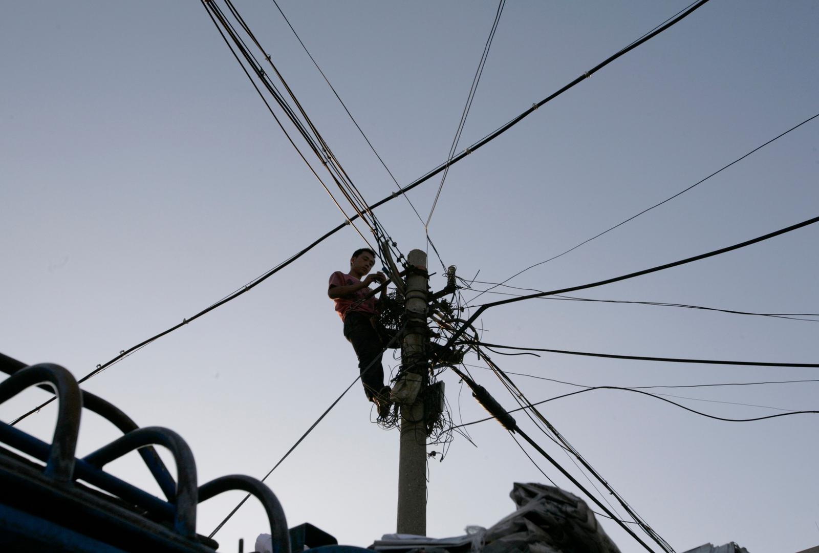 Réseau électrique. (Image d'illustration)