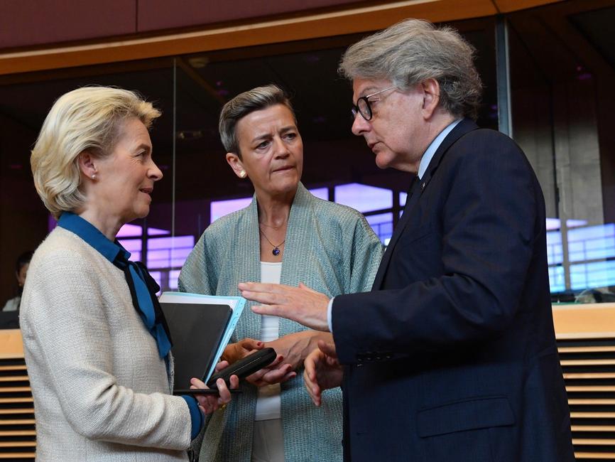 Ursula von der Leyen Thierry Breton AFP