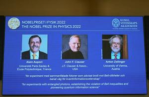 Alain Aspect prix Nobel AFP