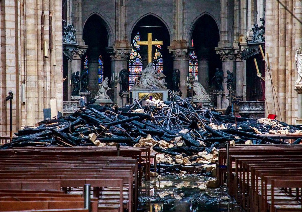 incendie Notre-Dame de Paris AFP