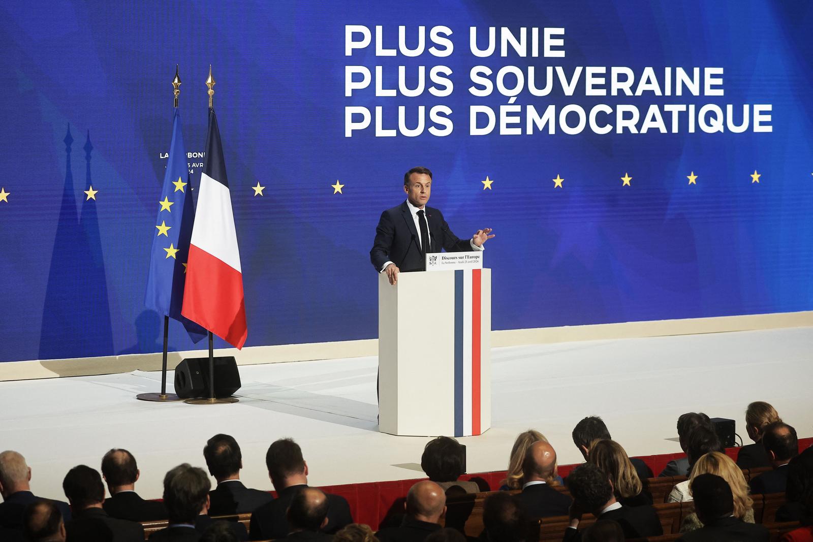Emmanuel Macron Europe AFP