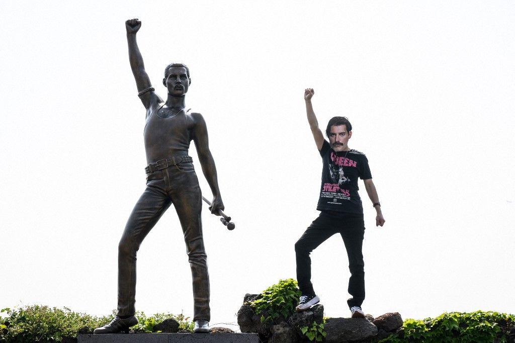 statue Queen Corée AFP