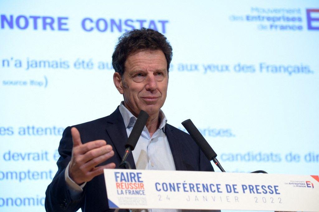 Geoffroy Roux de Bézieux Medef AFP