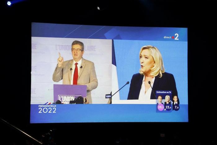Marine Le Pen Jean-Luc Mélenchon AFP