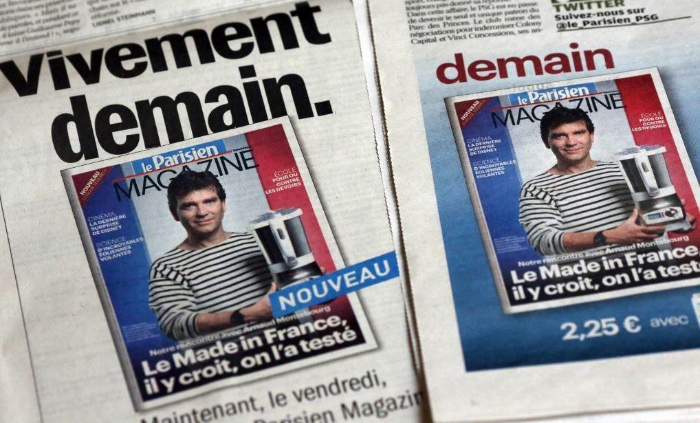 Arnaud Montebourg marinière AFP