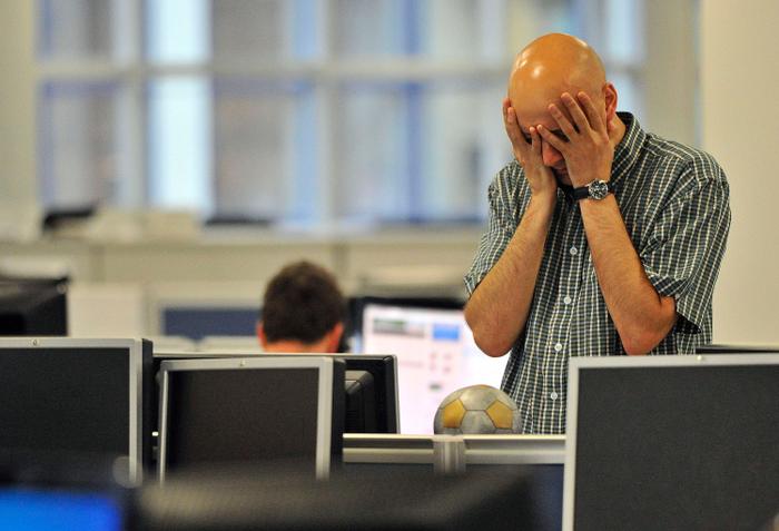 La calvitie, le drame de l'homme. (Image d'illustration)