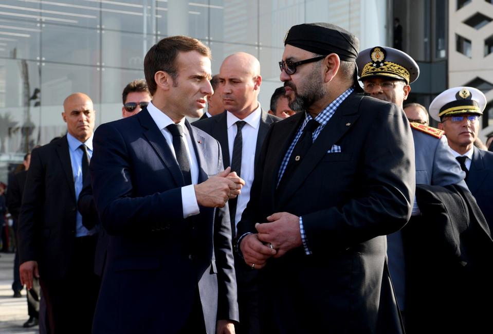 Emmanuel Macron Mohammed VI AFP