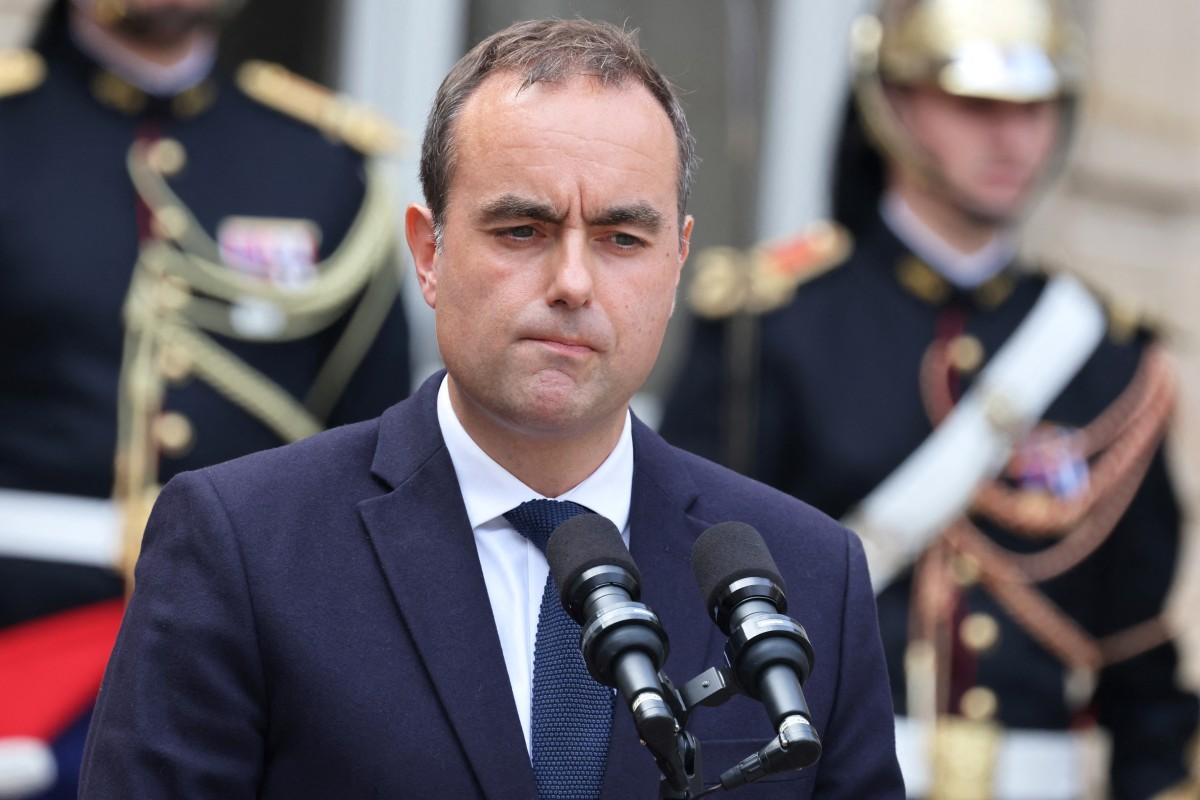 Sébastien Lecornu, lors de la cérémonie de passation de pouvoir à l'hôtel Matignon à Paris, le 10 septembre 2025.