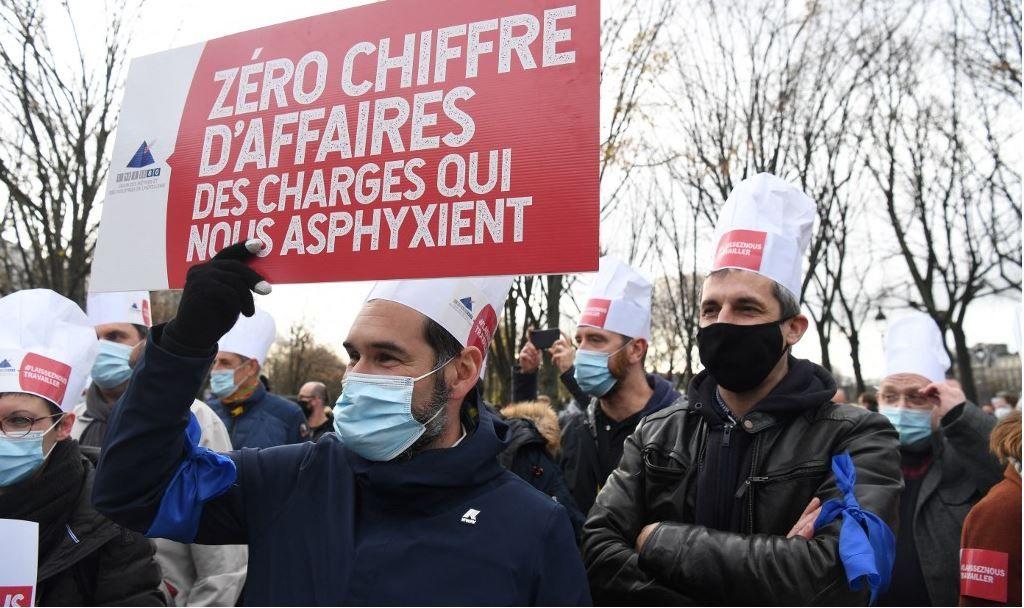 restaurateurs crise économique Covid-19 AFP