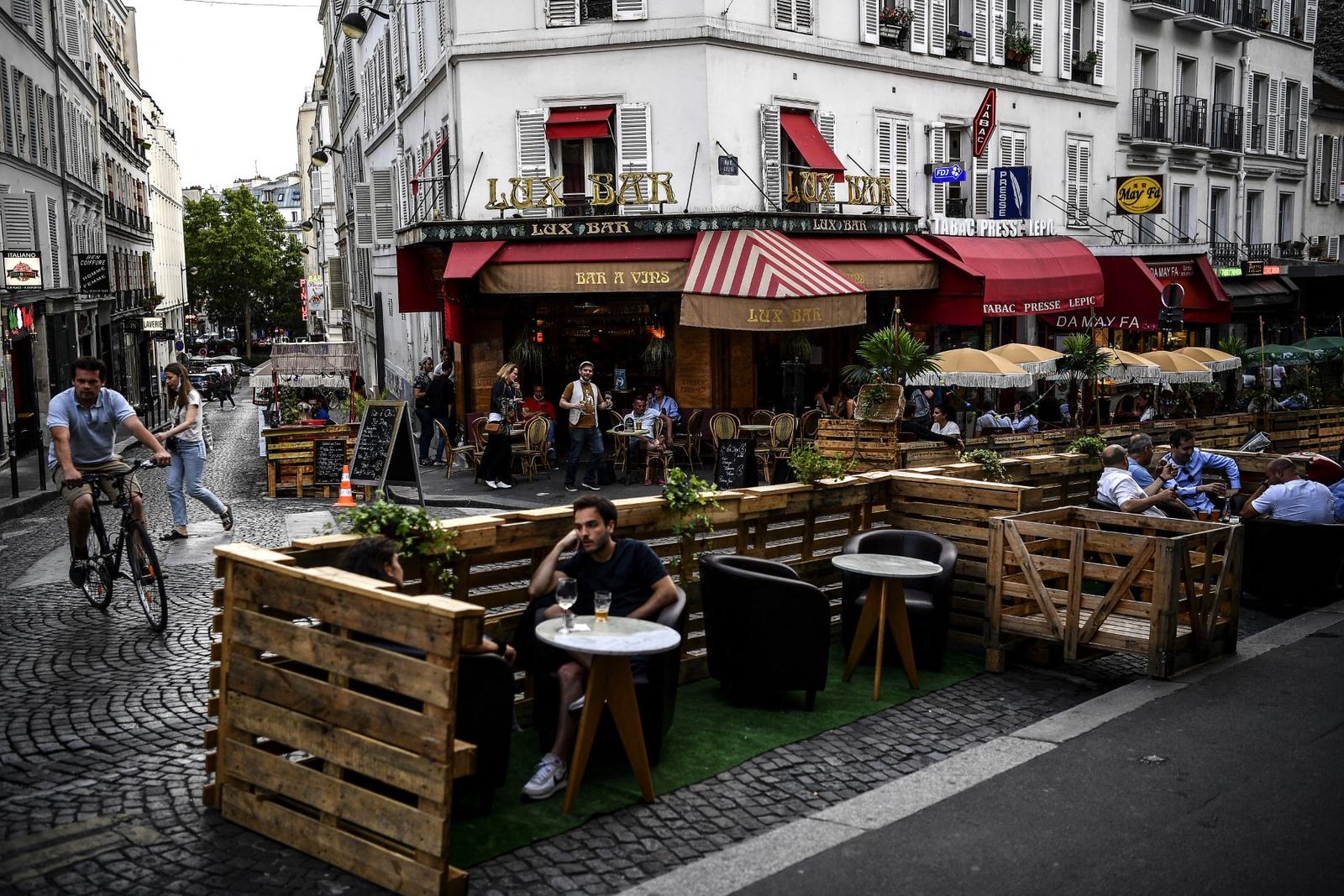 Les terrasses éphémères concernent environ 2700 commerçants.