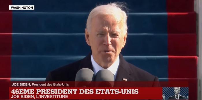 Joe Biden investiture discours