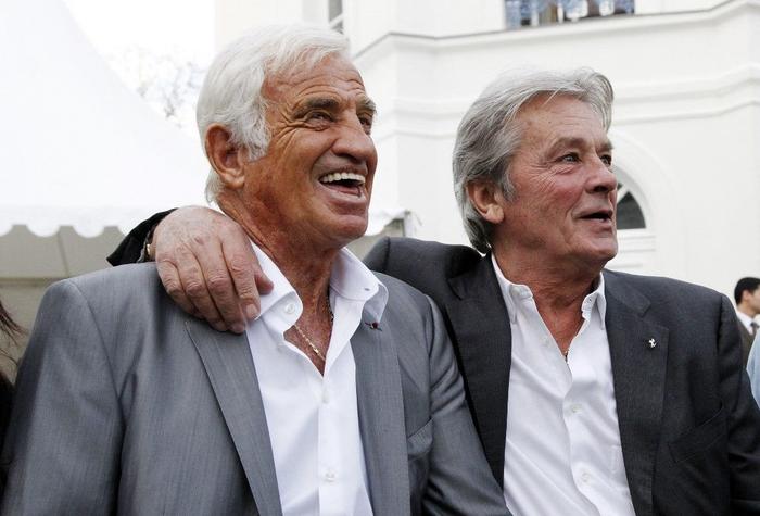 Alain Delon Jean-Paul Belmondo AFP