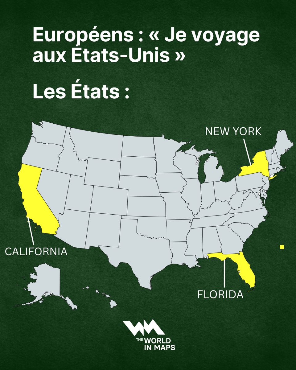 "Les Européens qui voyagent aux Etats-Unis".
