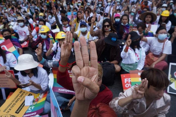 Birmanie manifestations - AFP