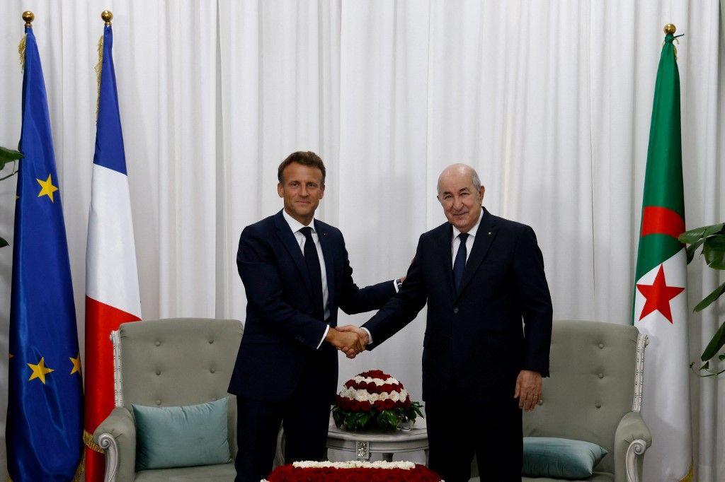 Emmanuel Macron Algérie AFP