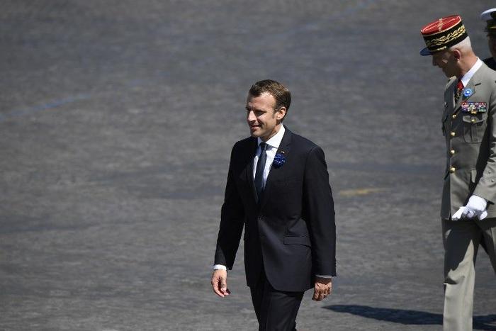 Emmanuel Macron, chef des armées