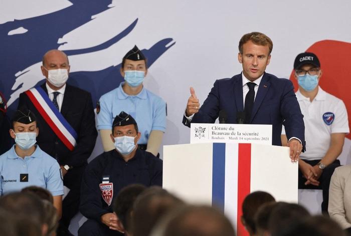 Emmanuel Macron Beauvau de la sécurité AFP