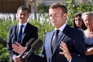 Emmanuel Macron portrait AFP