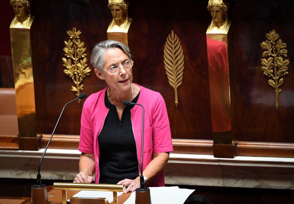 Elisabeth Borne Assemblée nationale AFP