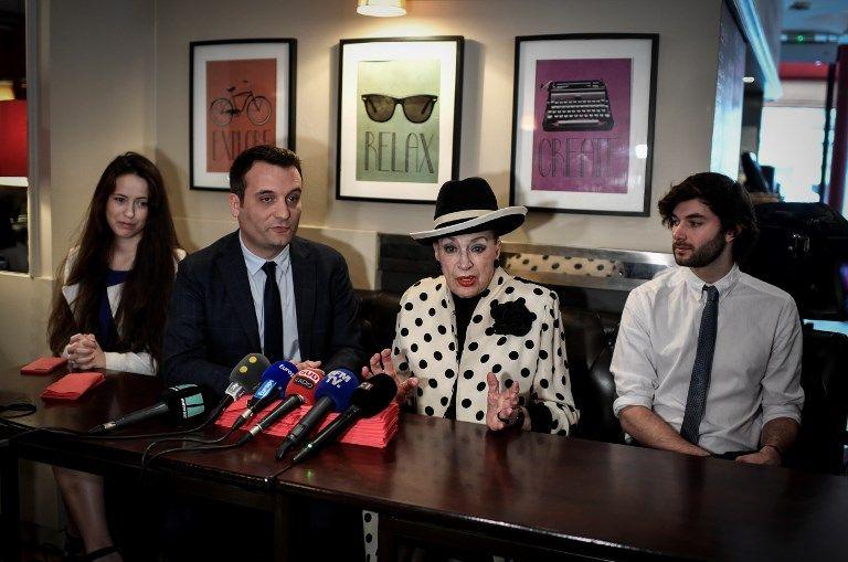 Florian Philippot et Geneviève de Fontenay
