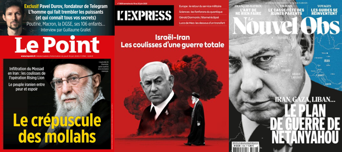 Le Point, L'Express et le Nouvel Obs.