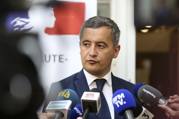 Gérald Darmanin portrait AFP