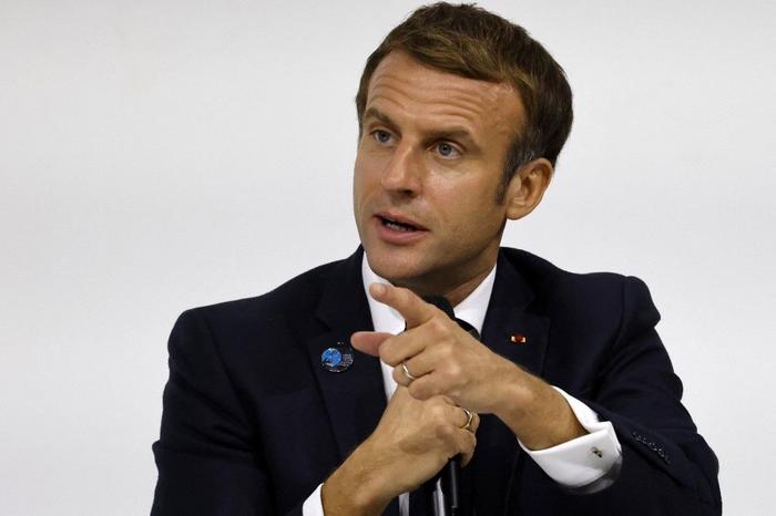Emmanuel macron discours AFP