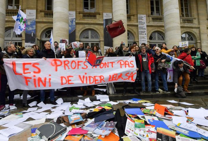 enseignants manifestation AFP