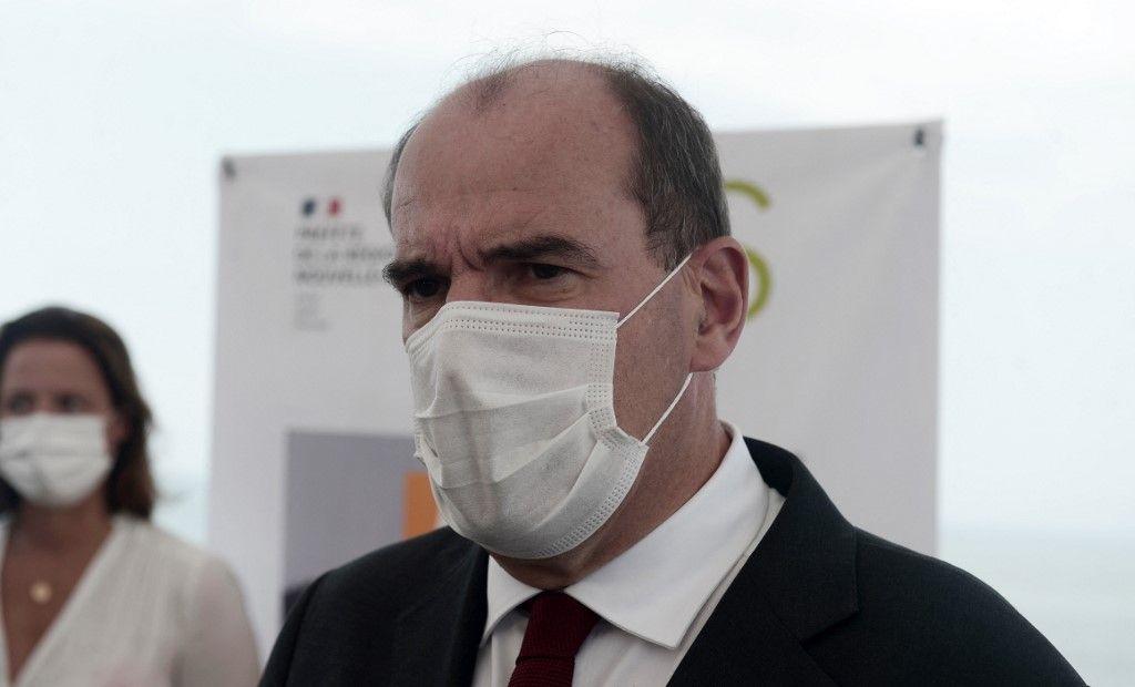 Jean Castex masque Covid-19 AFP