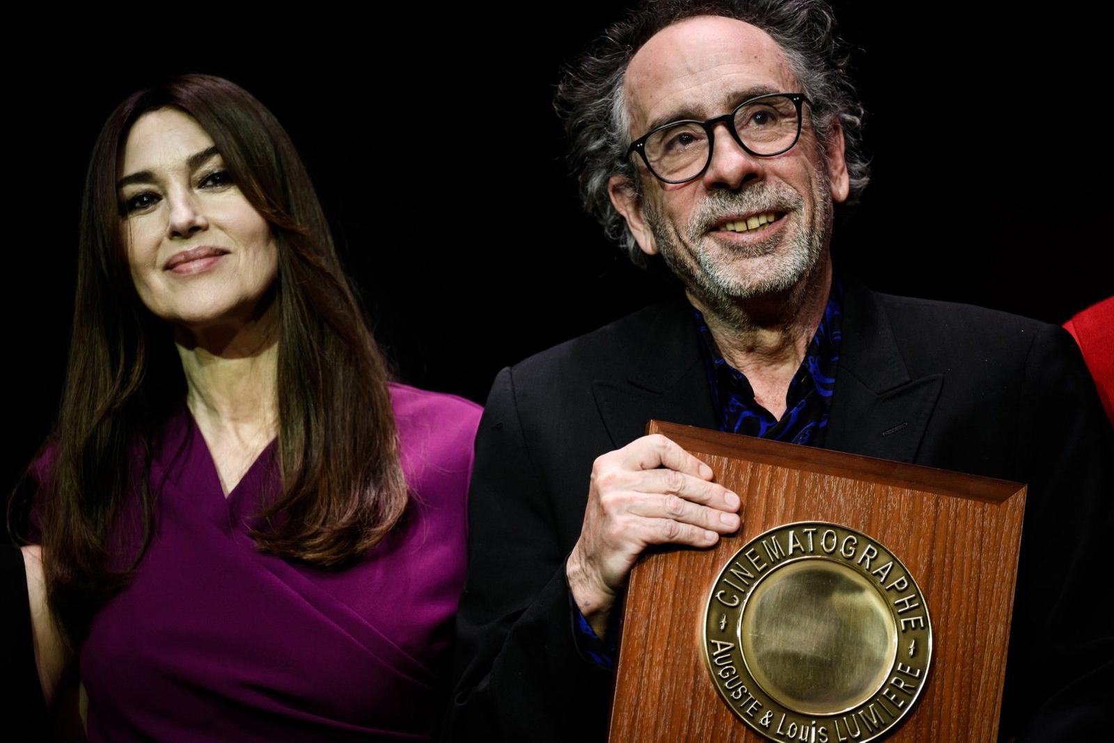 Monica Bellucci Tim Burton AFP