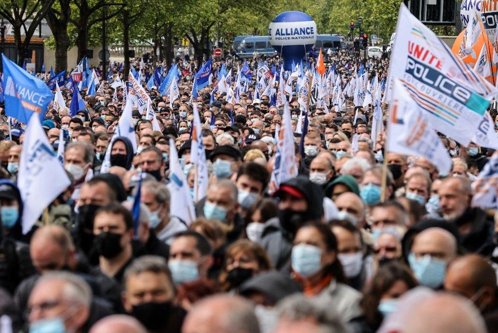 policiers manifestation AFP