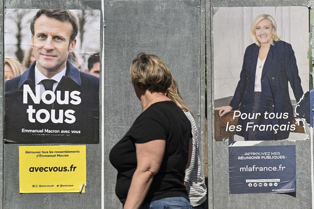 Emmanuel Macron Marine Le Pen AFP