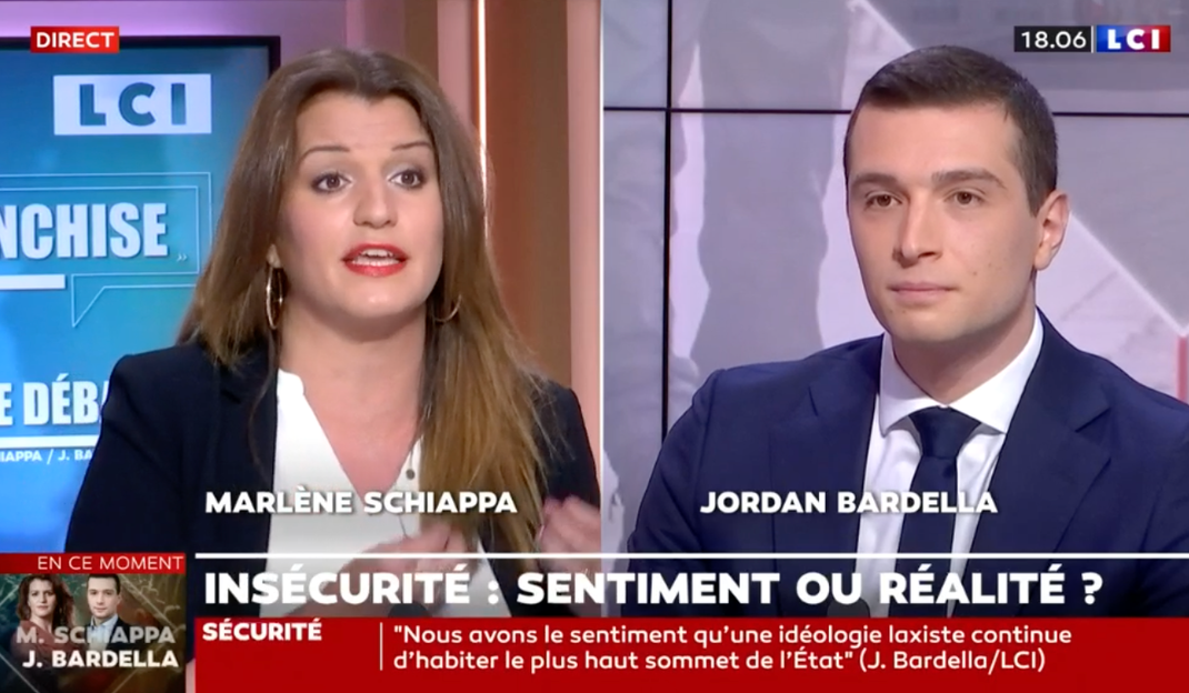 Marlène Schiappa et Jordan Bardella