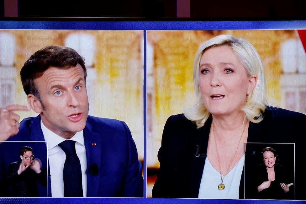 Emmanuel Macron Marine Le Pen AFP