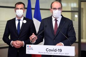 Jean Castex Olivier Véran AFP