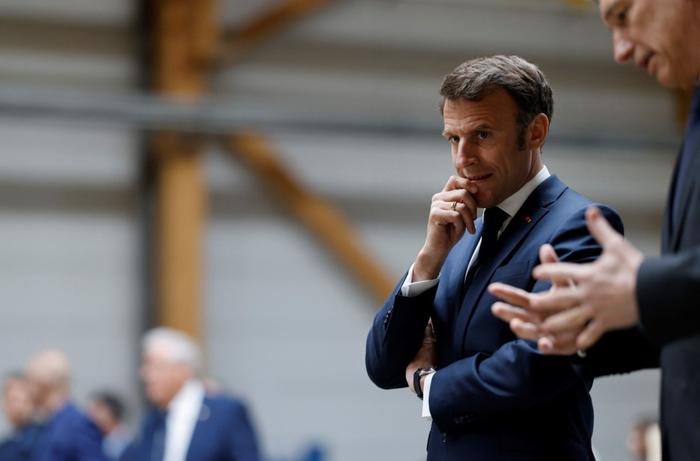 Emmanuel Macron portrait AFP