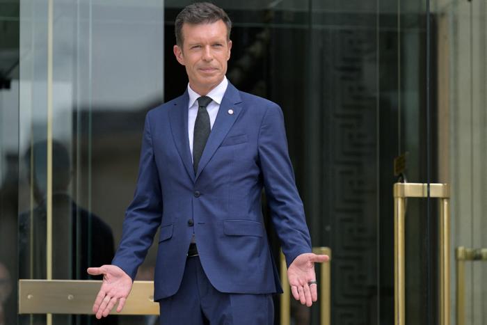 Stéphane Vojetta, député élu sous l’étiquette Renaissance, arrive pour sa journée d’accueil à l’Assemblée nationale à Paris le 8 juillet 2024, au lendemain du second tour des élections législatives françaises. (Image d'illustration)