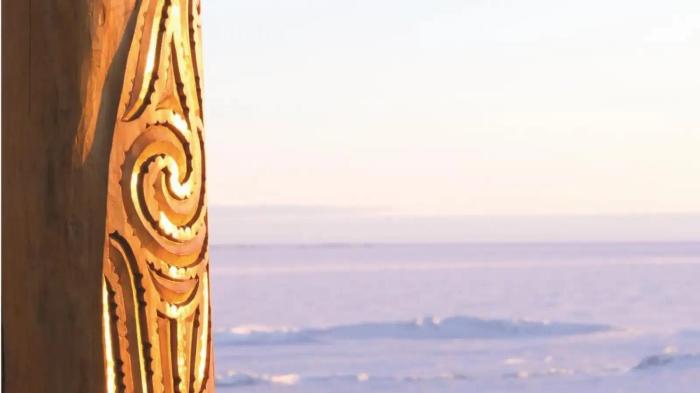 Une sculpture maorie